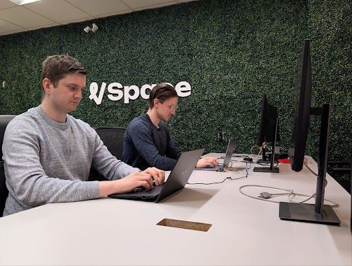 Josip Vulic, CTO, and Derek Jouppi, CEO, hard at work building Advite so your Reddit Marketing is simpler.