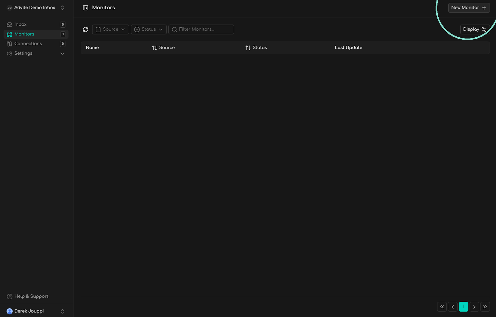 How to create a Monitor.